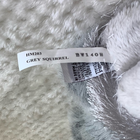 GANZ Webkinz HM203 Plush Grey Squirrel Stuffed Animal Toy No Code - Picture 9 of 16